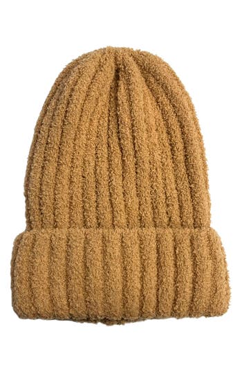 Marcus Adler Cozy Knit Beanie In Camel