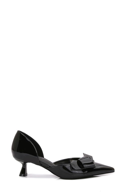 Berness Anne Pointed Toe Kitten Heel Pump In Black