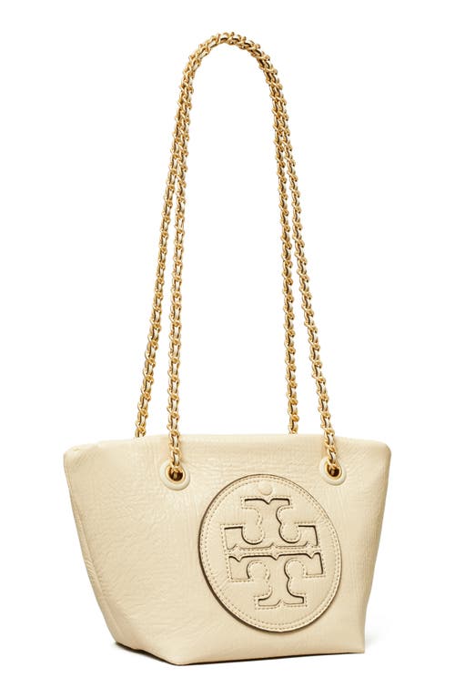 Shop Tory Burch Small Ella Crinkle Chain Convertible Crossbody Bag In Oats