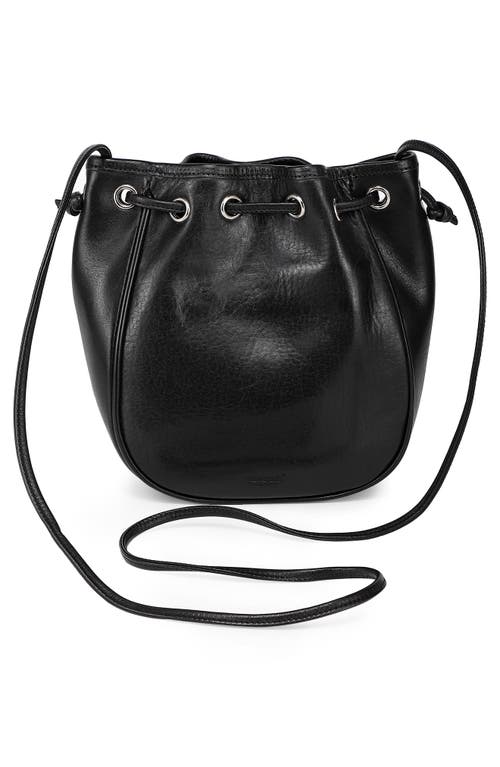 Old Trend Snapper Crossbody Bucket Bag In Black
