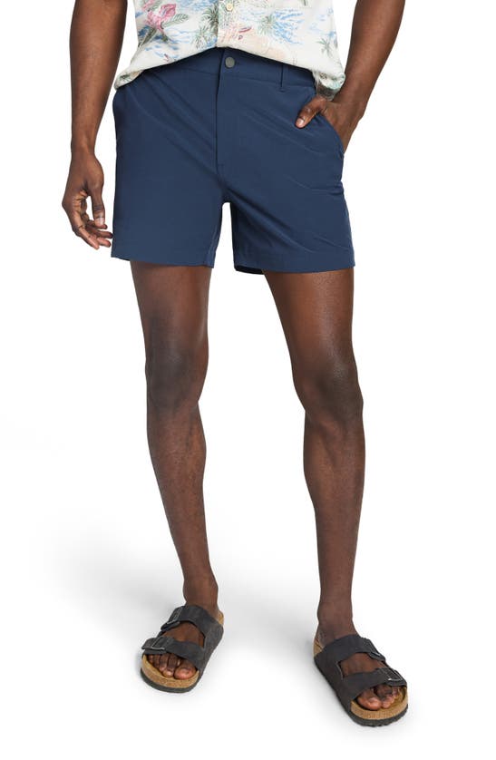 Faherty Belt Loop All Day 5-inch Shorts In Dark Blue Nights