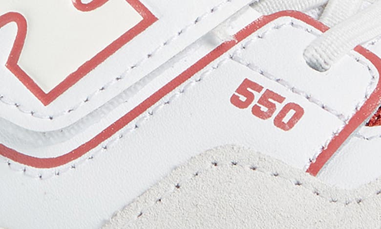 Shop New Balance Kids' 550 Sneaker In White/ Astro Dust