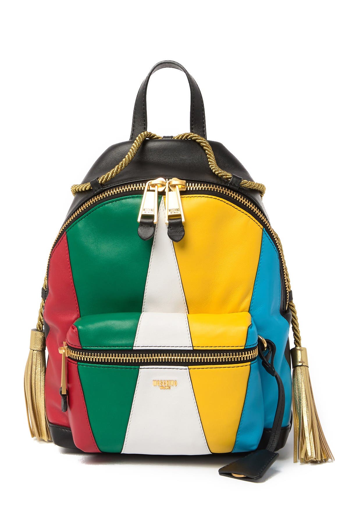 Multicolor Leather Mini Backpack 