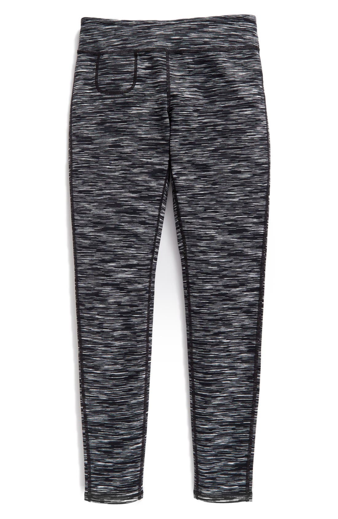 Zella Girl 'Freedom' Space Dye Leggings (Little Girls & Big Girls