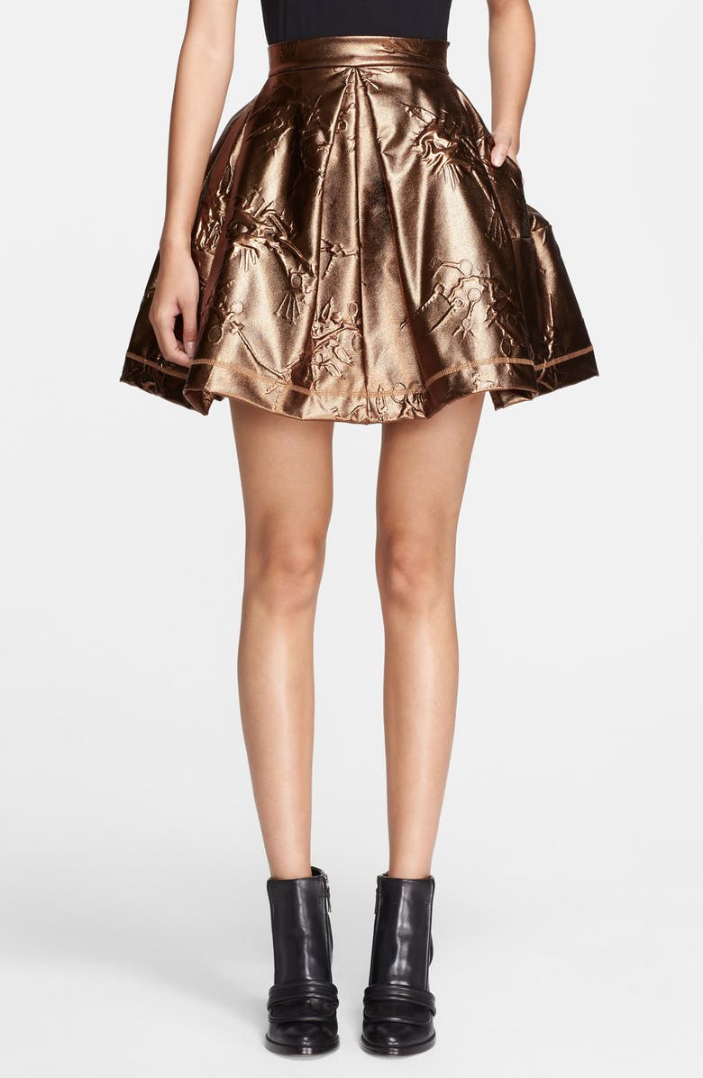 KENZO Foiled Jacquard Skirt | Nordstrom