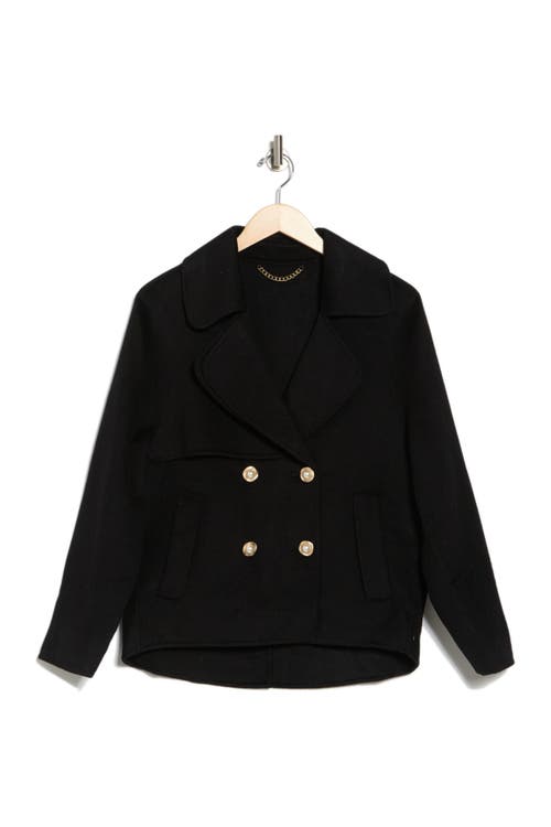 Belle & Bloom I'm Yours Wool Blend Coat In Black