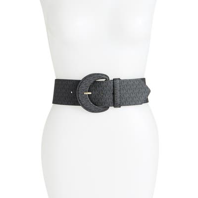 Michael Kors Logo Belt, Black