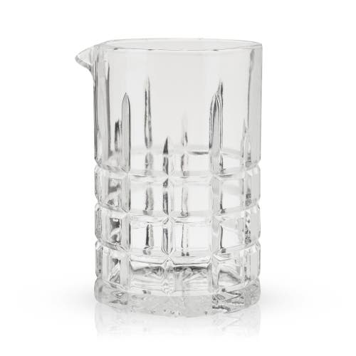 Viski Highland Crystal Mixing Glass In Clear