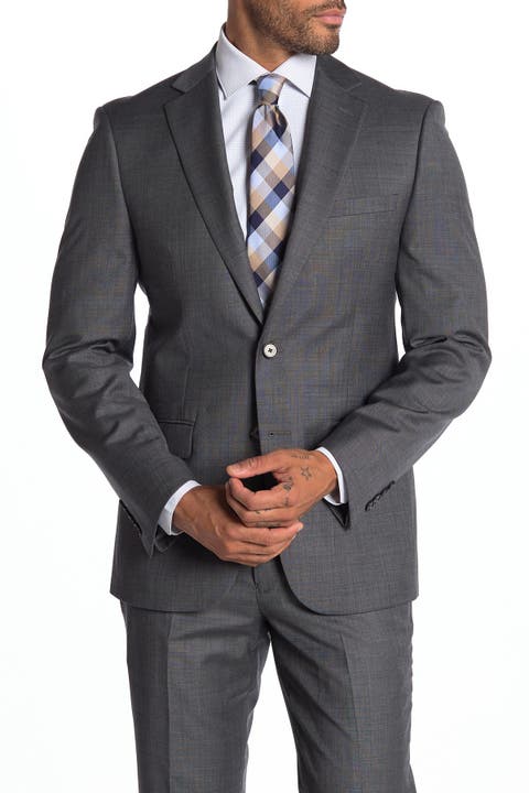 Men's Business Blazer Slim Fit Notched Lapel Sport Coat