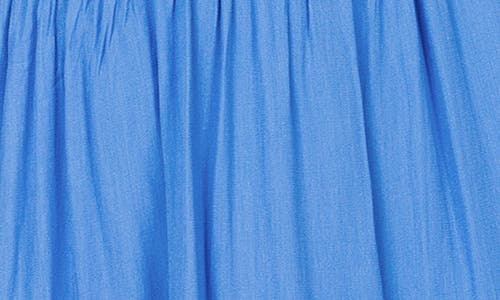 Shop Princess Polly Allie Strapless Crop Top & Maxi Skirt Set In Blue