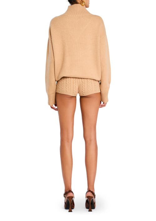 Shop Ser.o.ya Dessa Chunky Knit Sweater In Tan