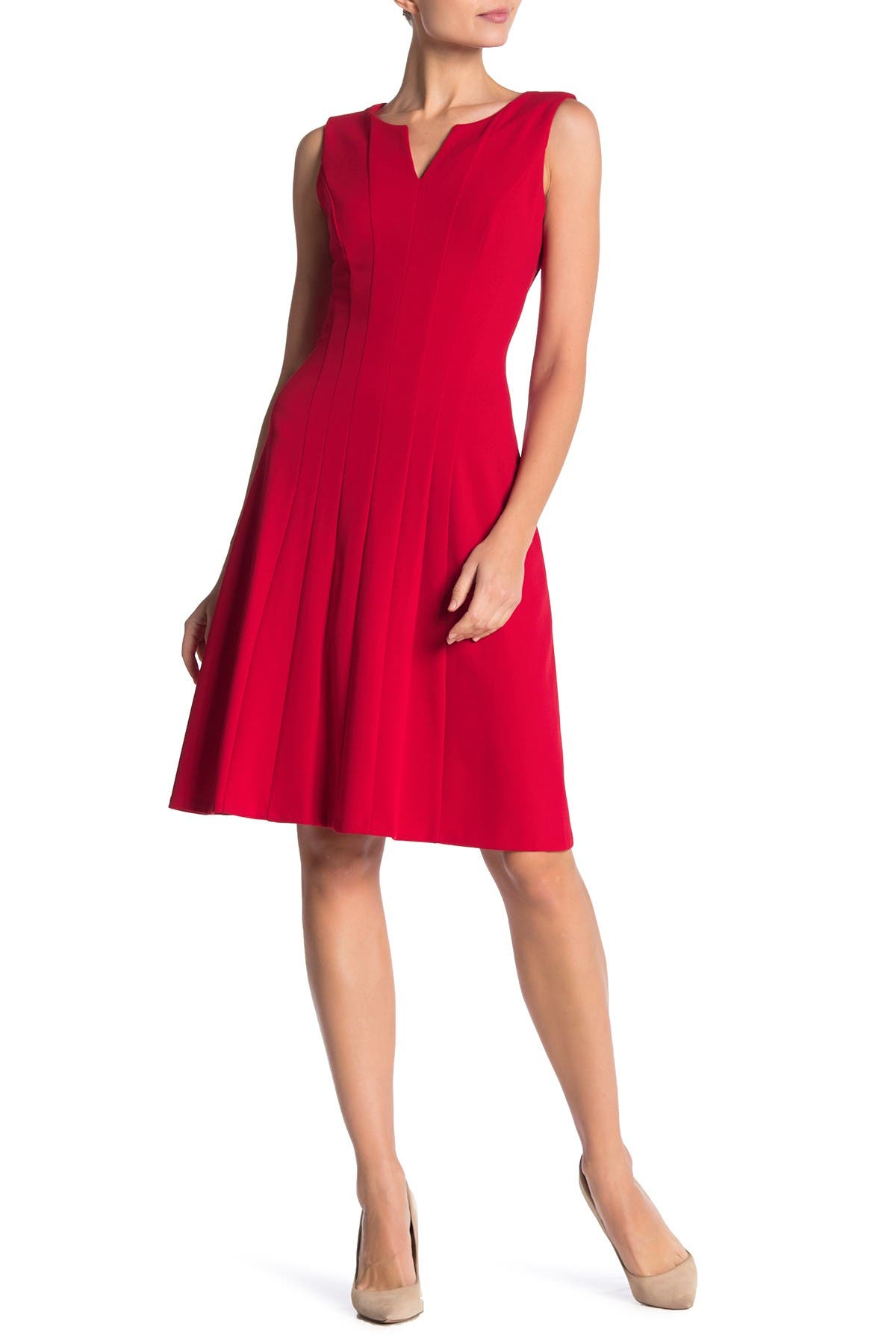 designer fit and flare dresses