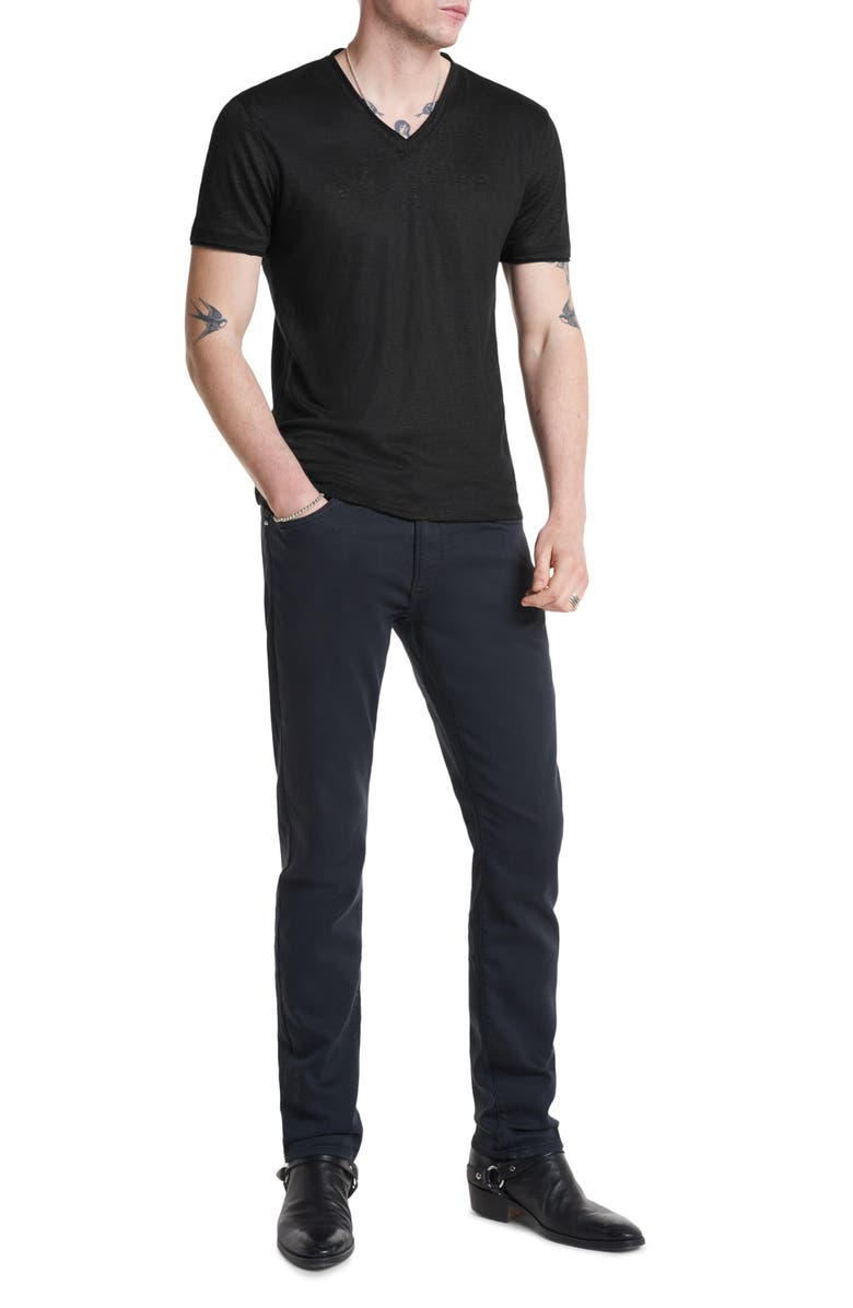 John Varvatos Astor Regular Fit Slub V-Neck T-Shirt | Nordstromrack