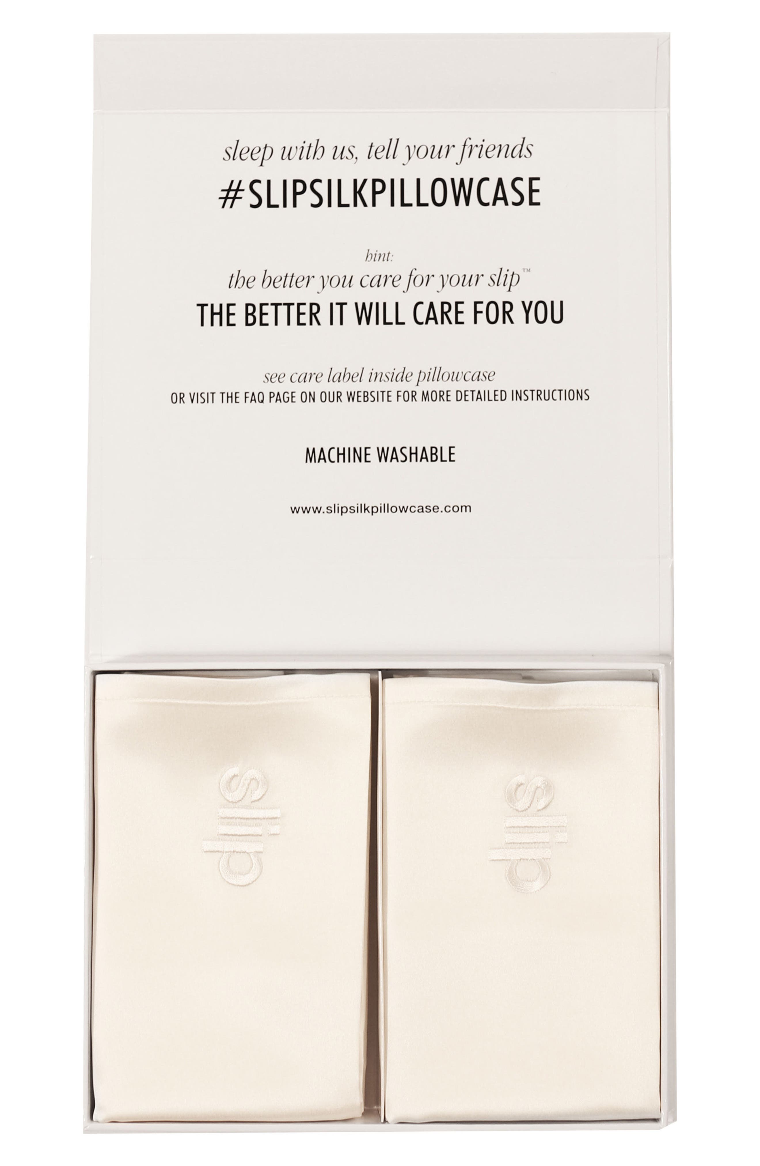 slip™ for beauty sleep Slipsilk™ Pure Silk Pillowcase