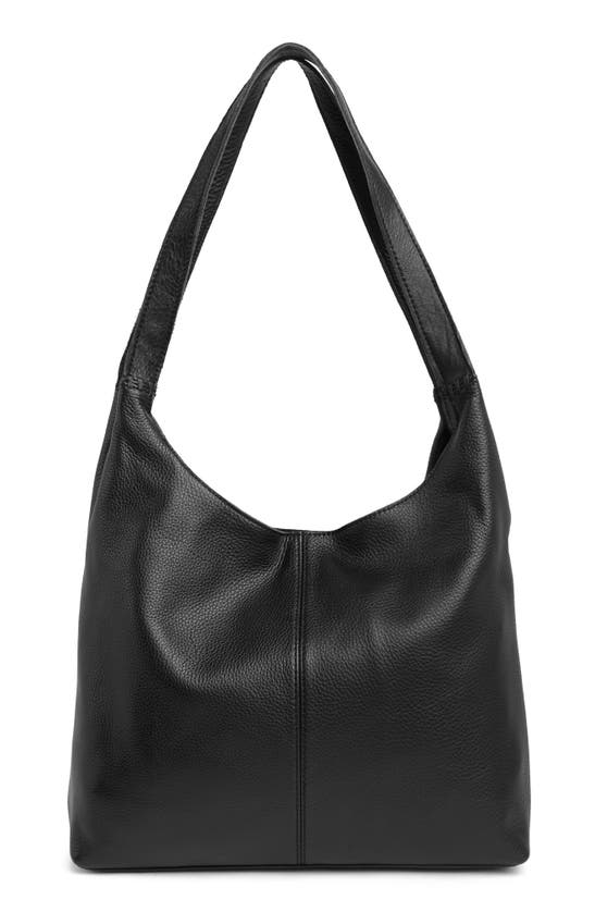 The Sak Leather Hobo Bag In Black Rb
