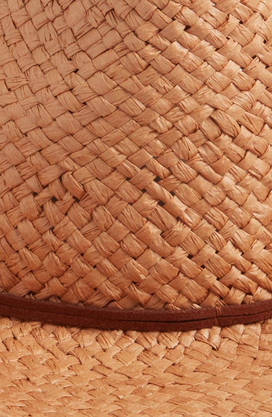 Shop Treasure & Bond Straw Cowboy Hat In Tan Bronze Combo