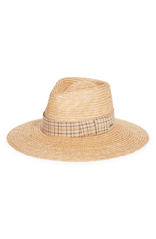 Brixton Joanna Straw Sun Hat In Tan/sand