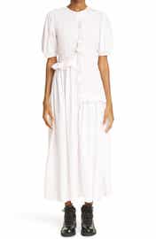 Cecilie Bahnsen Johanna Tiered Matelassé Dress | Nordstrom