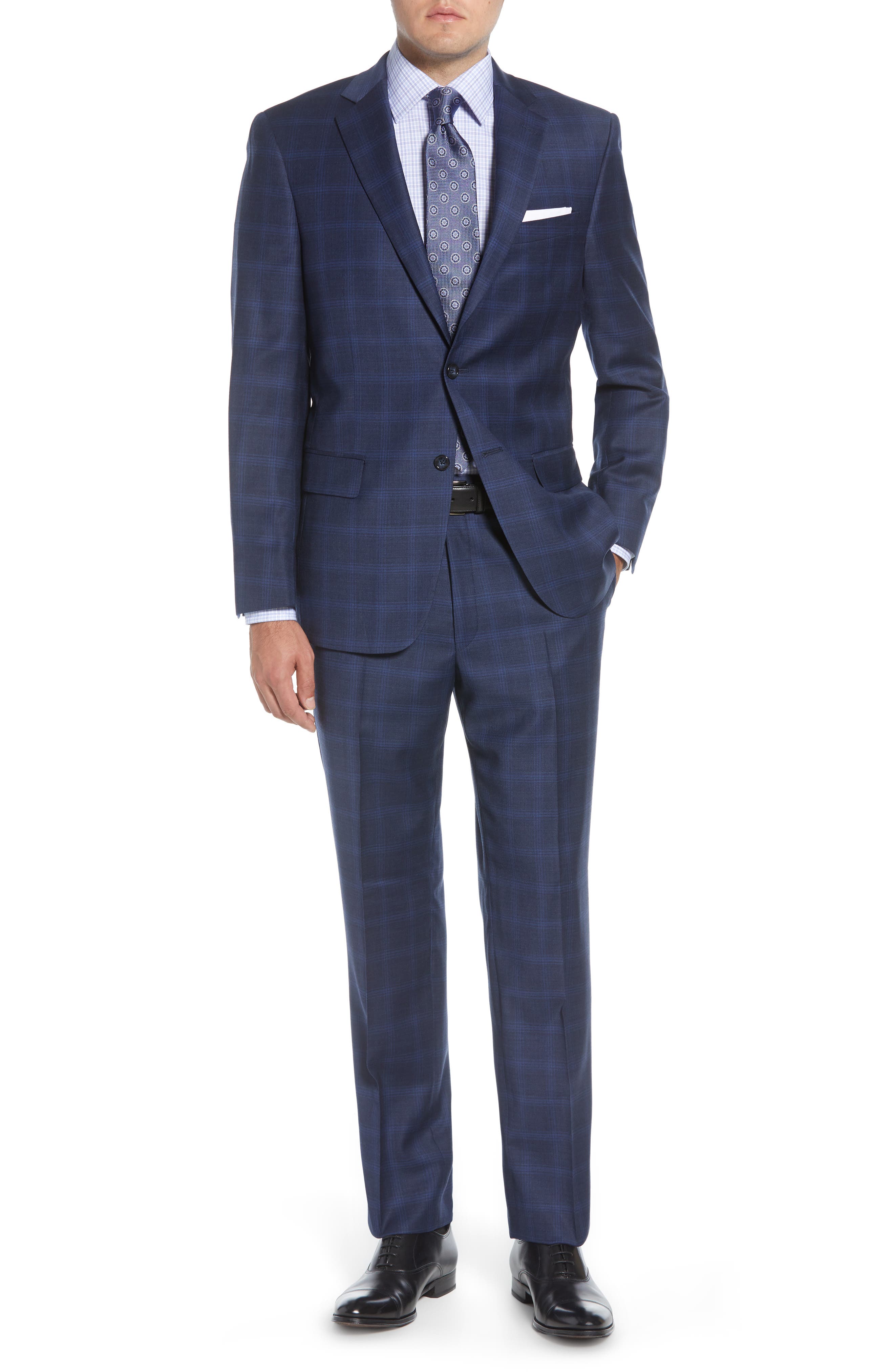 Hart Schaffner Marx Classic Fit Solid Wool Suit Nordstrom