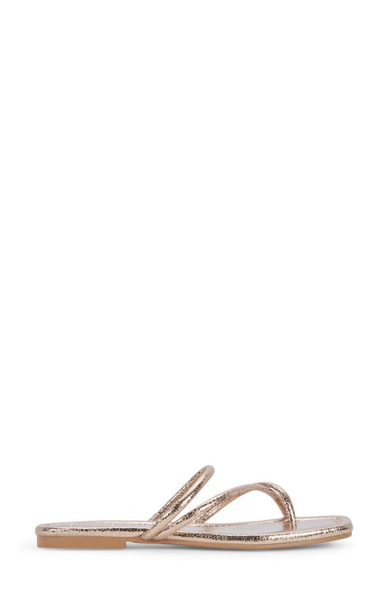 Shop Dolce Vita Leanna Slide Sandal In Dark Gold Crackled Stella