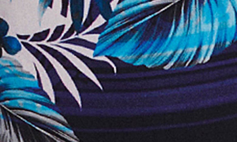 Shop Robert Graham Merrick Floral Flat Front Shorts In Blue Multi
