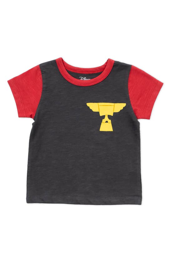 Shop Monica + Andy Disney Kids' Cars™ Graphic Slub Jersey T-shirt In Charcoal