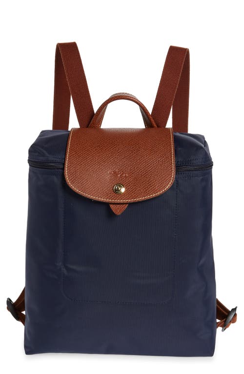 Longchamp Le Pliage Nylon Canvas Backpack in Marine at Nordstrom
