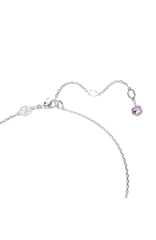 Shop Swarovski Gema Crystal Pendant Necklace In Multicolored