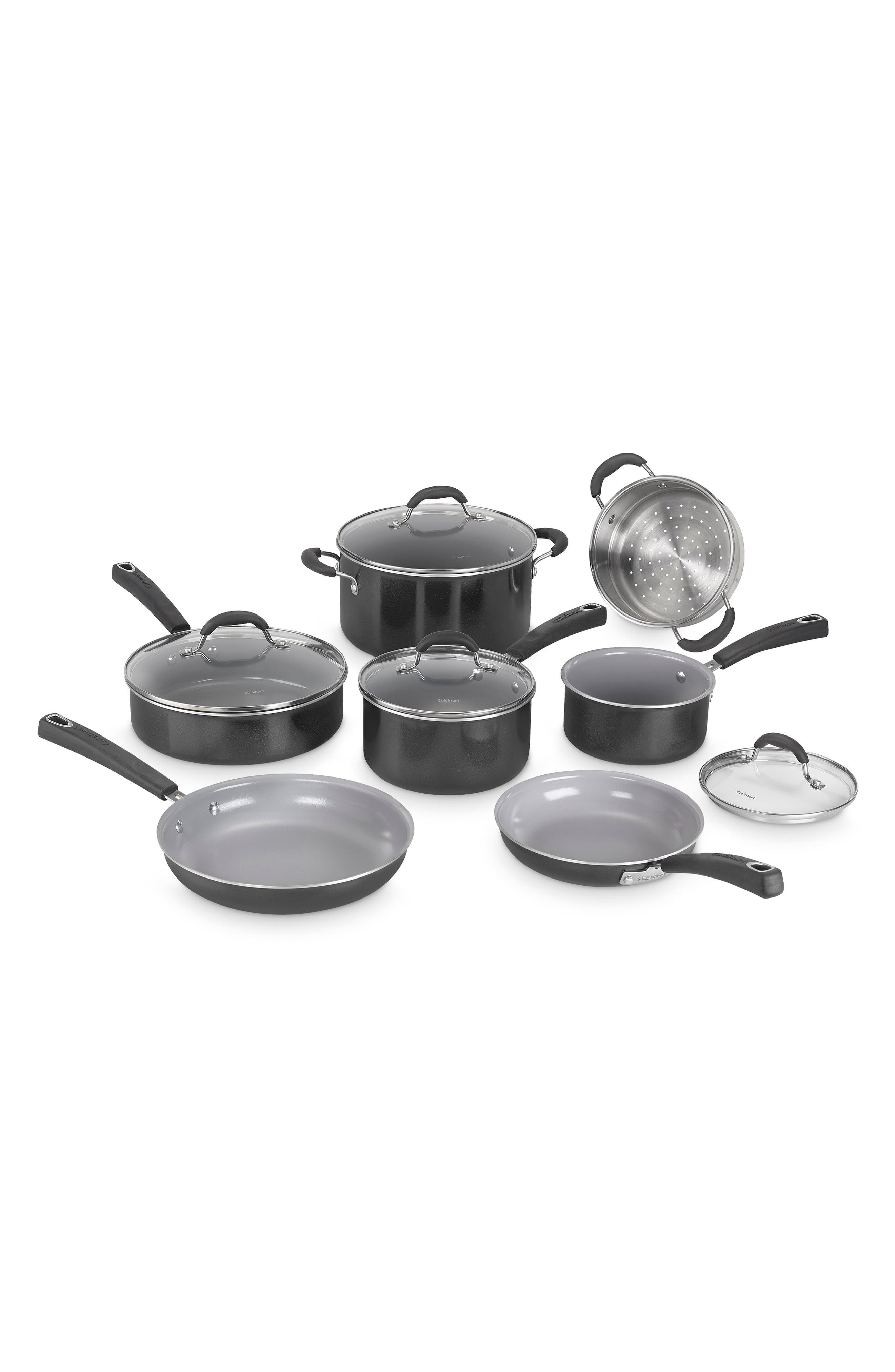 UPC 086279135087 product image for Cuisinart 11-Piece CeramicaXt Nonstick Cookware Set, Size One Size - Black | upcitemdb.com