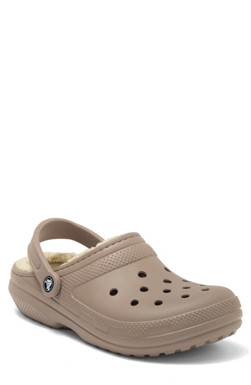 Crocs Classic Lined Clog In Brown