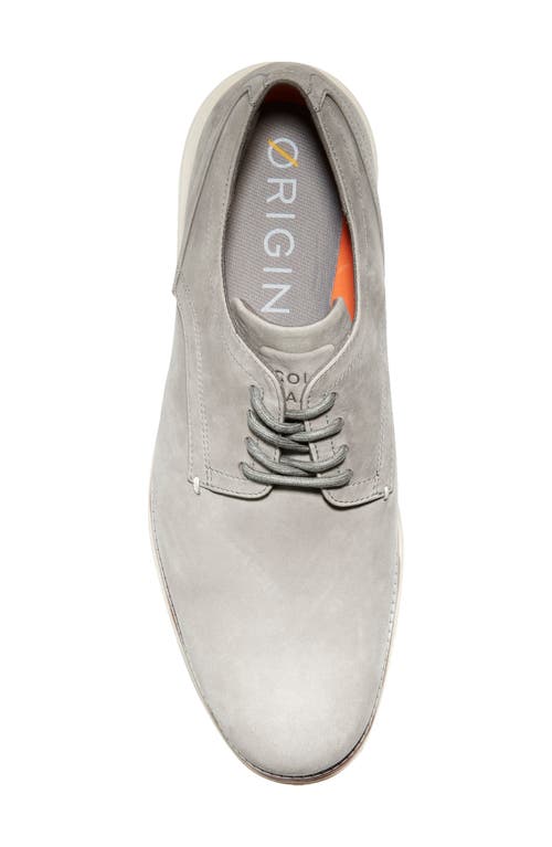 Cole Haan Originalgrand Cloudfeel Oxford In Quiet Shade Nubuck/ivory