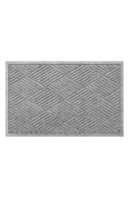 Bungalow Flooring Waterhog Diamonds Floor Mat In Medium Gray