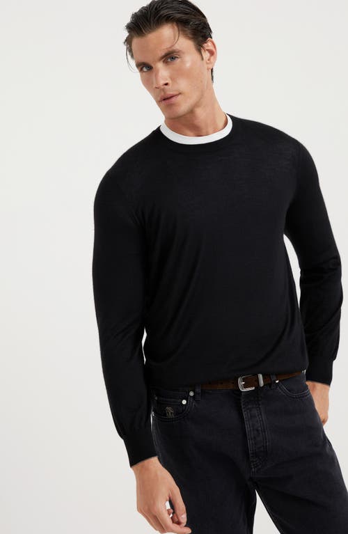 Shop Brunello Cucinelli Lightweight Sweater In Black