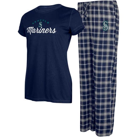 Women's Concepts Sport Navy/Orange Houston Astros Badge T-Shirt & Pajama  Pants Sleep Set 