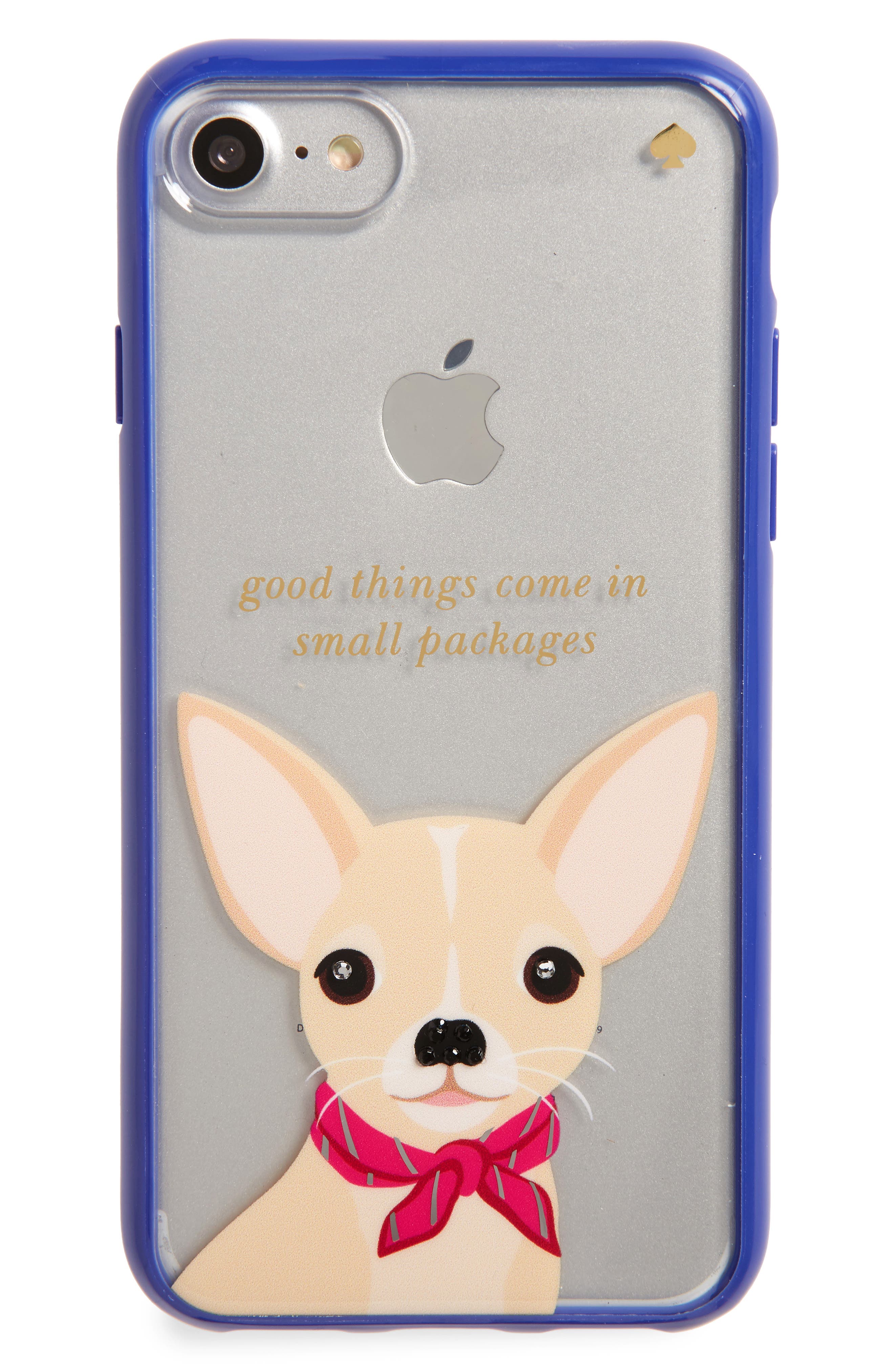 kate spade new york jeweled chihuahua iPhone 7/8 case Nordstrom