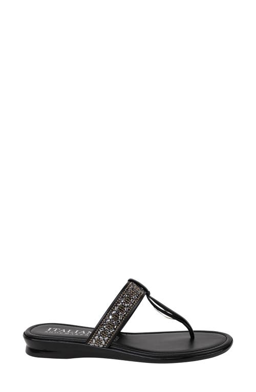 Italian Shoemakers Udella Flip Flop In Black