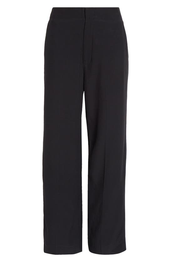 Bite Studios Cheval Crepe Crop Pants In Black