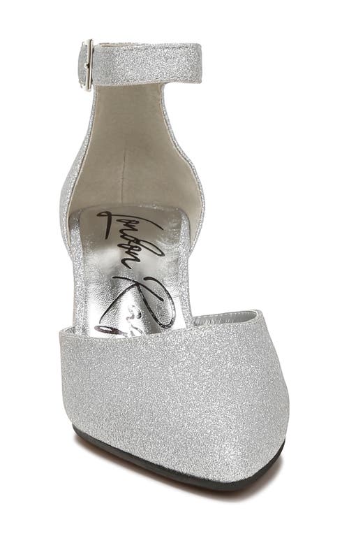 London Rag Taznia Ankle Strap Pump In Silver