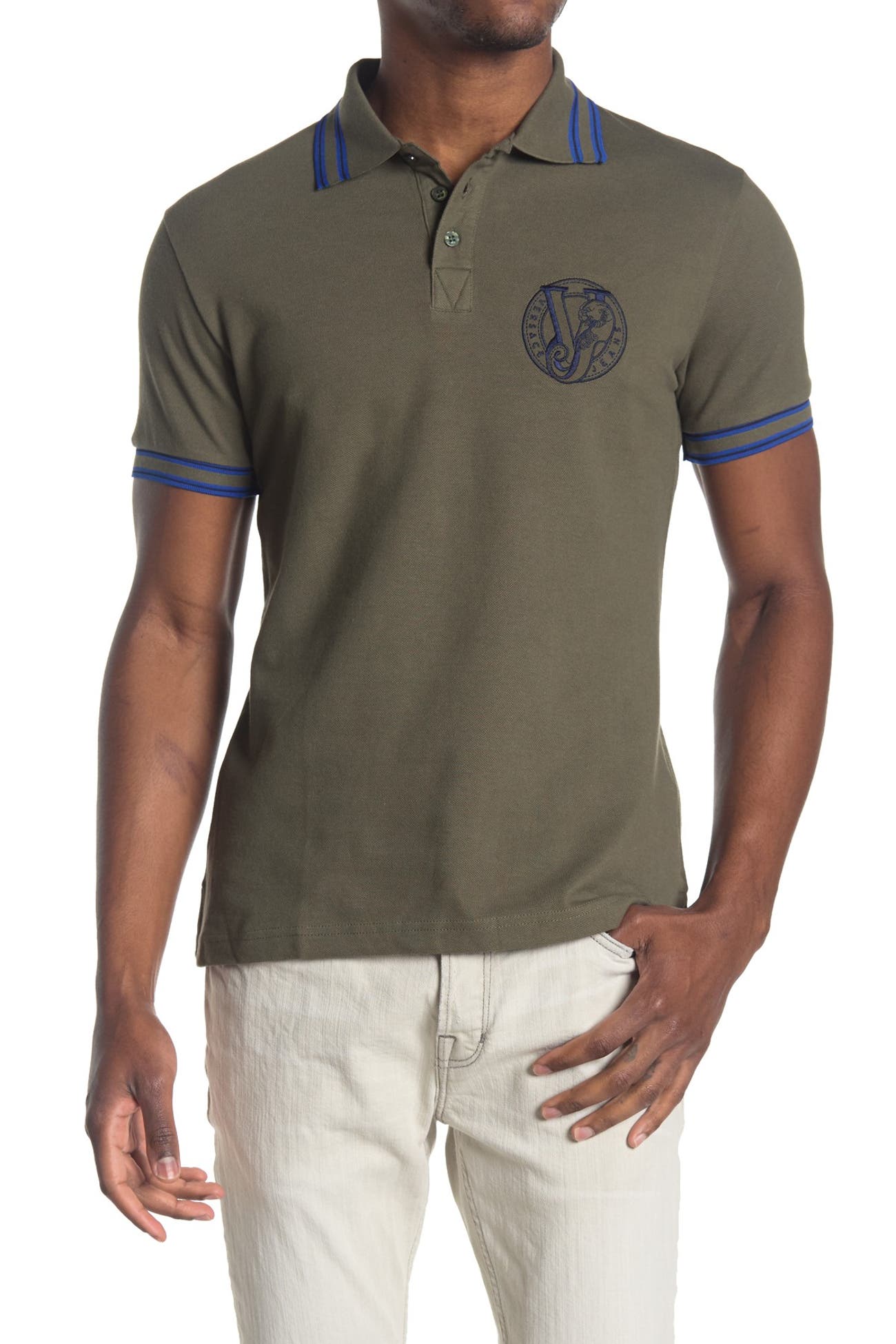 Versace Jeans Trim Polo Shirt Nordstrom Rack