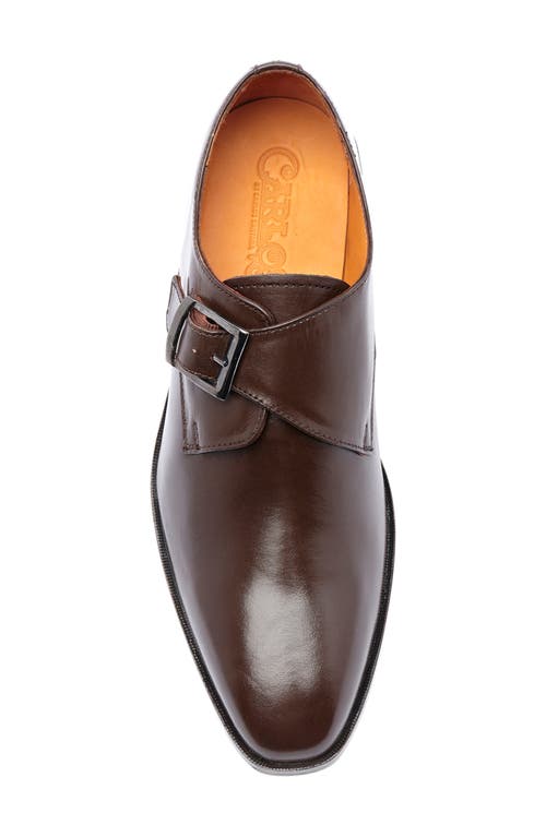 Carlos Santana Freedom Monk Shoe In Dark Brown