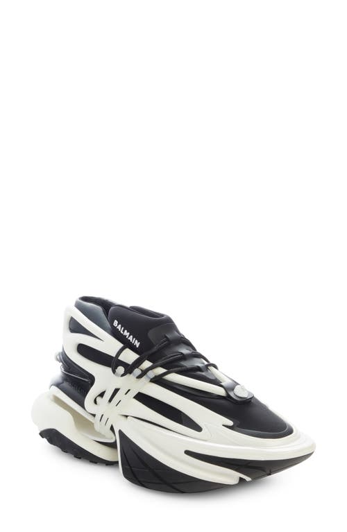 Balmain Unicorn Low Top Sneaker In White