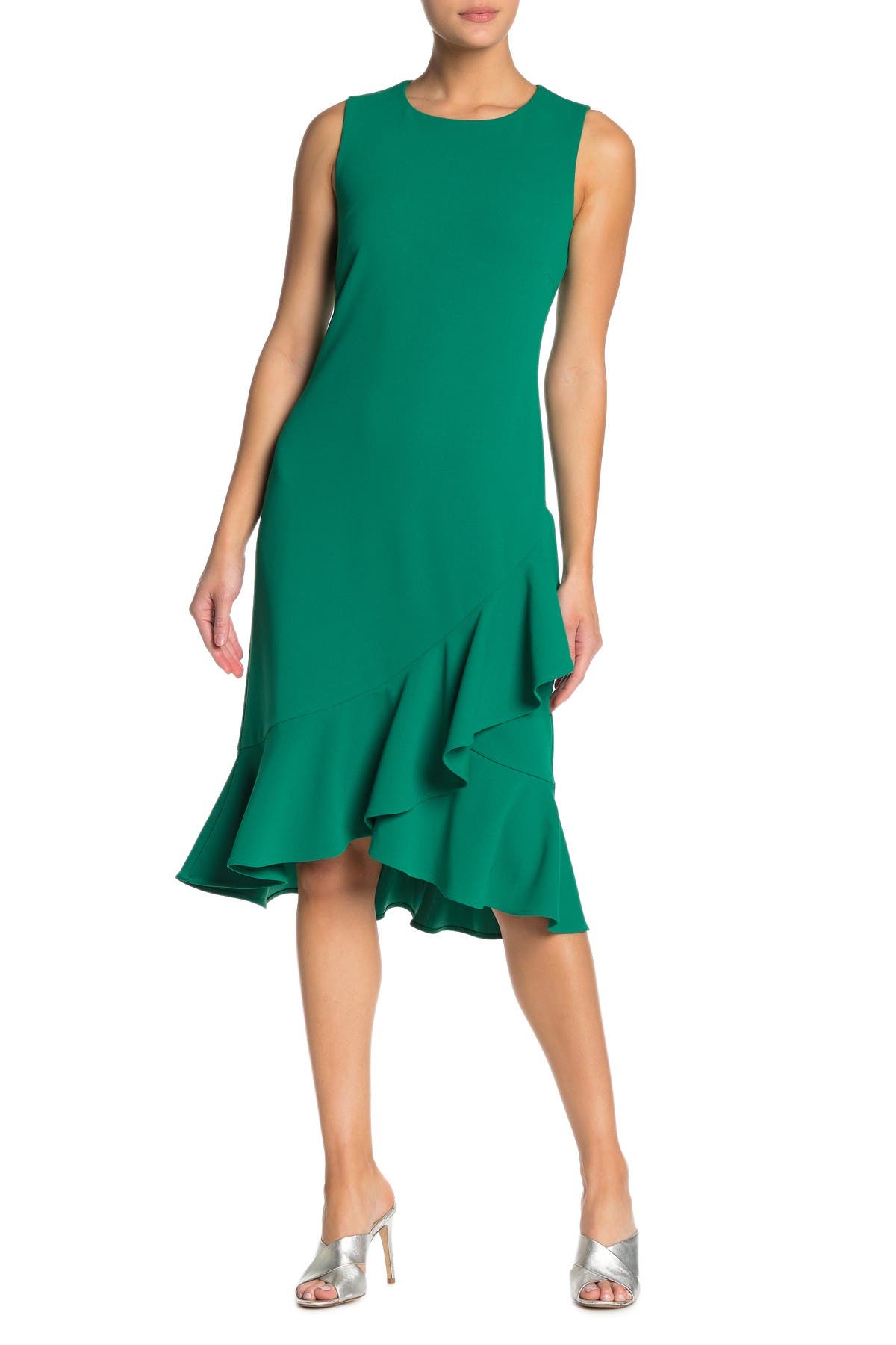 nina leonard midi dress