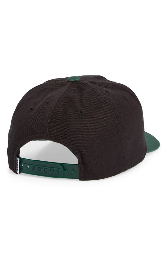 Shop Obey Colorblock Logo Twill Baseball Cap In Black Multi