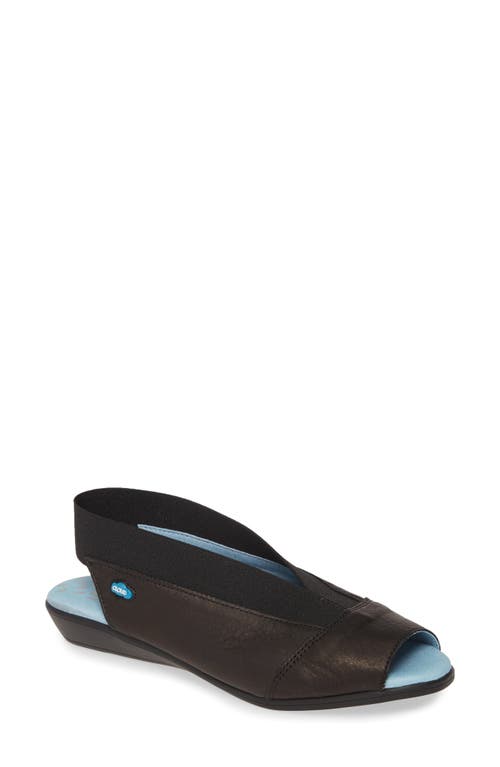 CLOUD Caliber Slingback Sandal in Black Leather at Nordstrom, Size 5Us