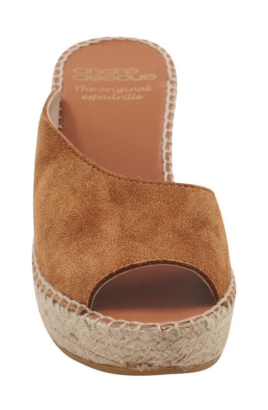 Andre Assous Catarina Espadrille Platform Wedge Sandal In Cuero
