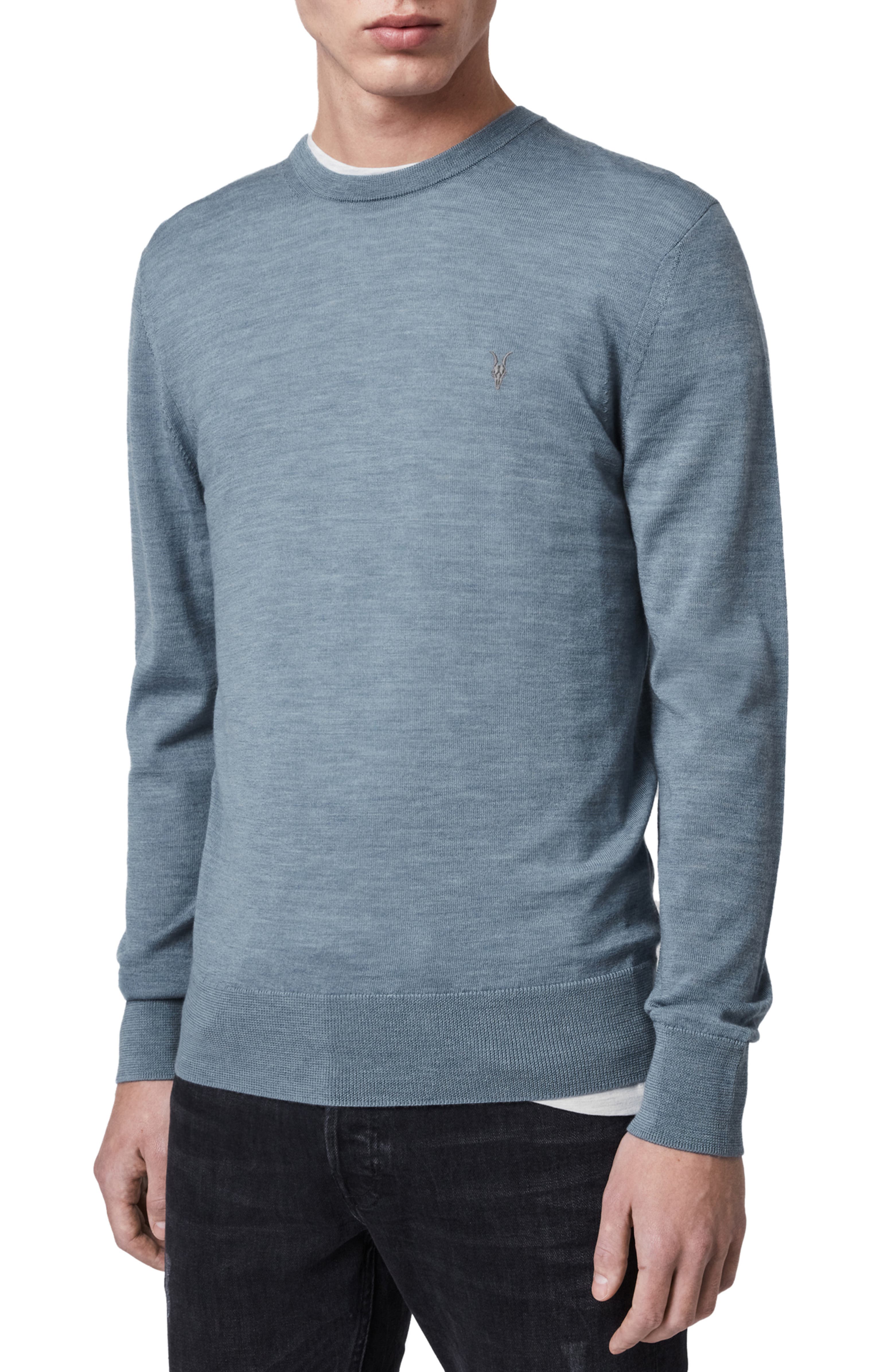 ALLSAINTS Mode Slim Fit Merino Wool Sweater | Nordstrom