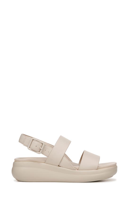 Shop Naturalizer Coast Slingback Platform Sandal In Porcelain Faux Leather