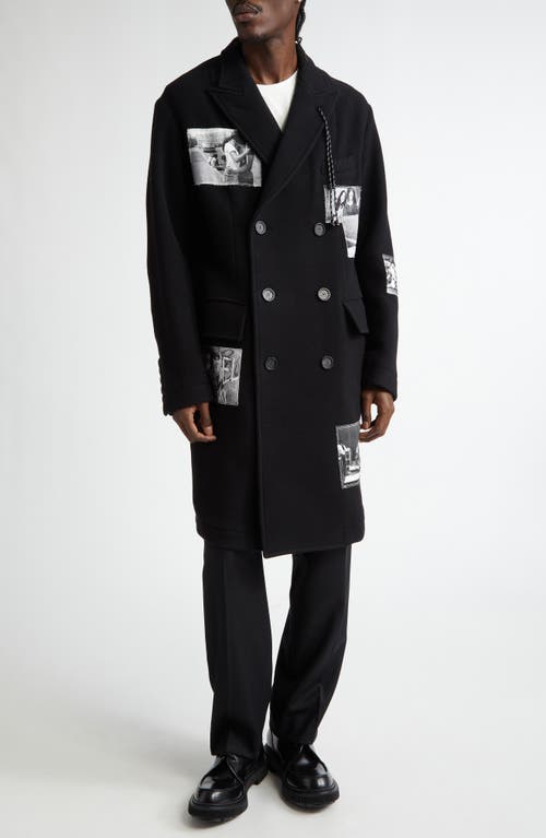 Takahiromiyashita The Soloist Takahiromiyashita Thesoloist. Double Breasted Wool Chesterfield Coat In Black