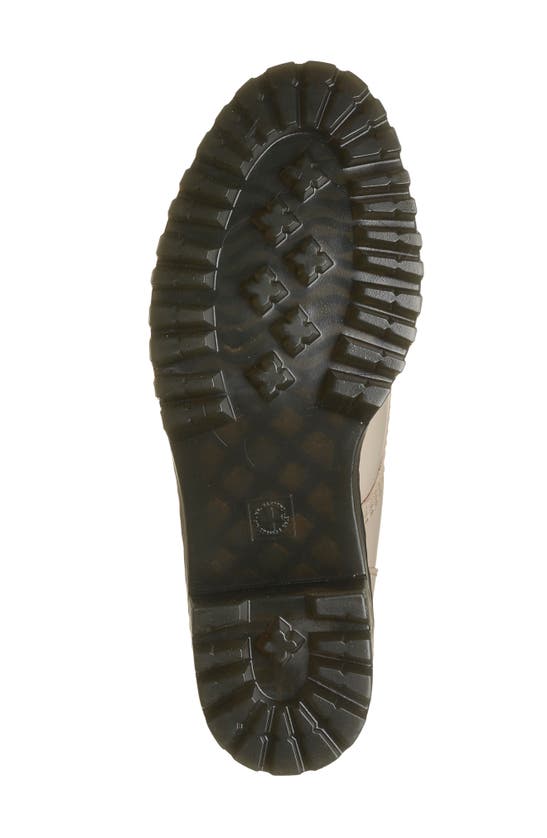 Dr. Martens' Leona Combat Boot In Vintage Taupe Sendal