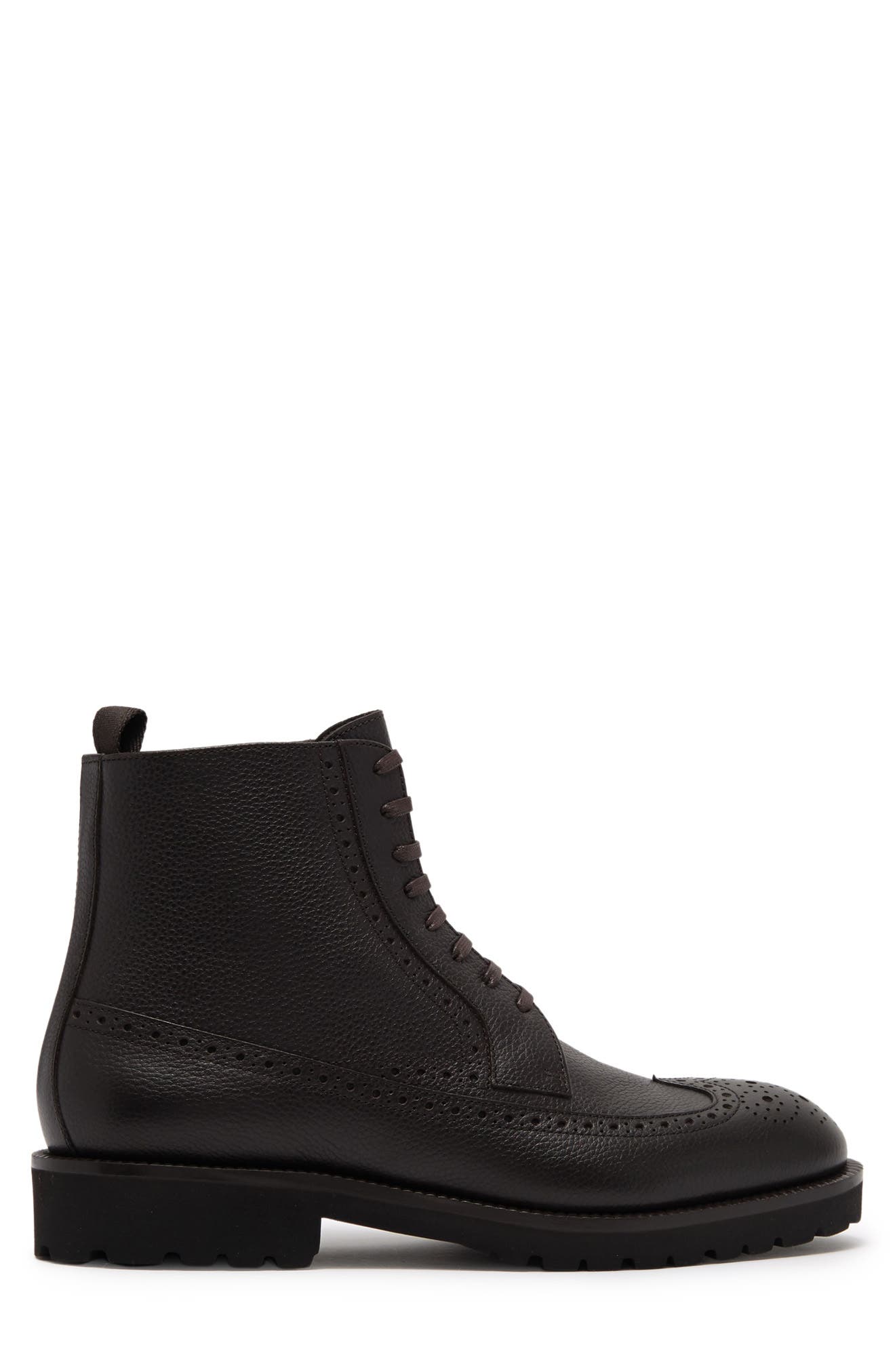 leather wingtip boots